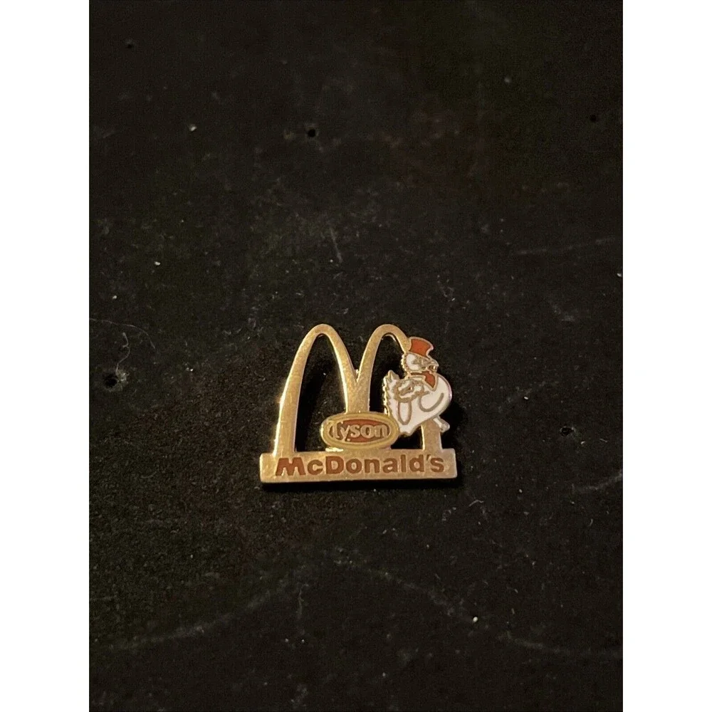 McDonald’s Golden Arches‎ Tyson Chicken Employee Lapel Hat Pin